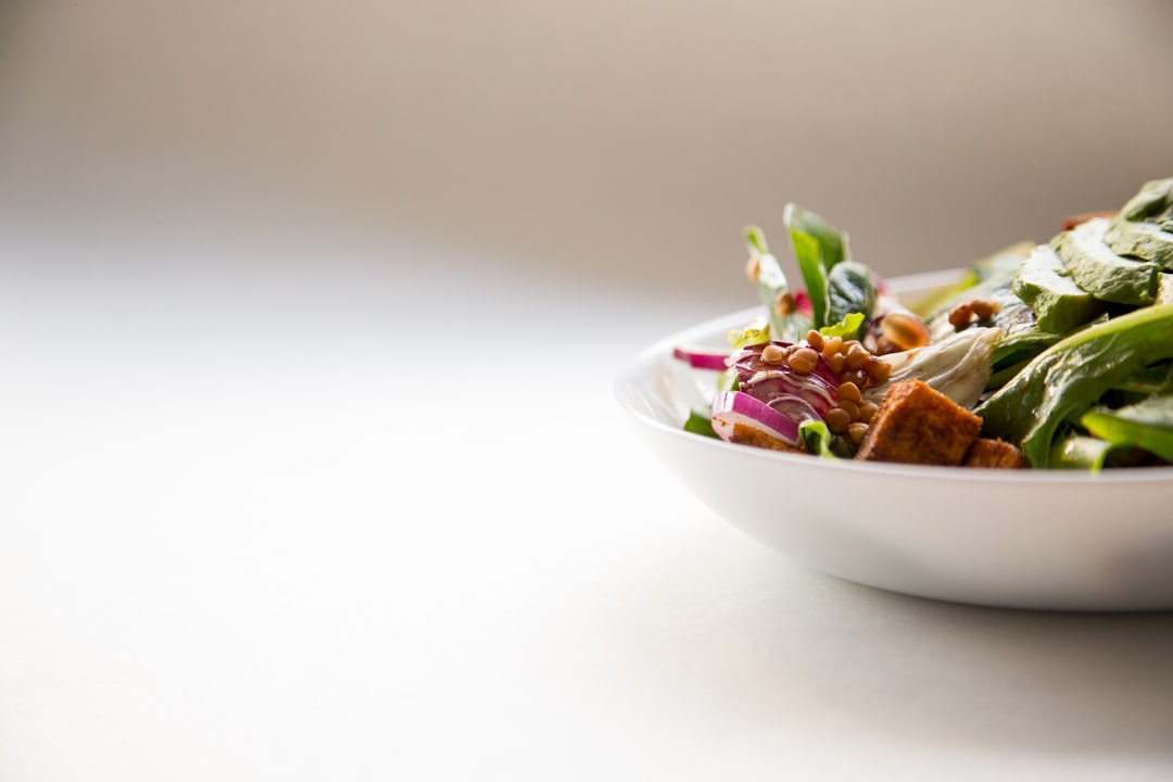 A bowl of fresh vegetables prepared for a healthy lunch