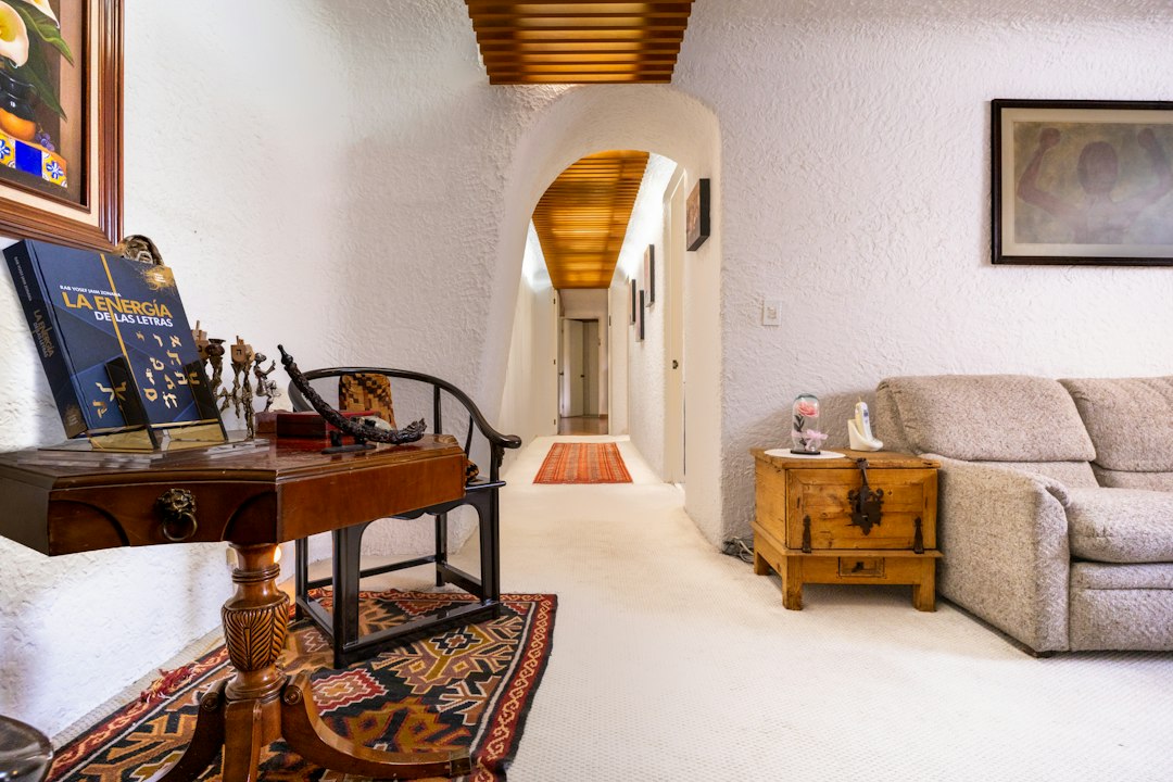 A bright, clutter-free hallway at home reducing fall hazards